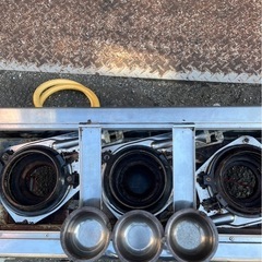 【動確済み】2022年 リンナイ 業務用 3口 卓上 コンロ RSB-306N 都市ガス 内炎バーナー ガステーブル 厨房機材 厨房機器 大阪発の画像