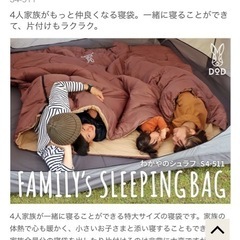 DOD わがやのシュラフ　寝袋の画像