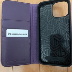 新品　未使用　iPhone13 pro max スマホカバー　Shieldon  ワインレッド　レザーの画像