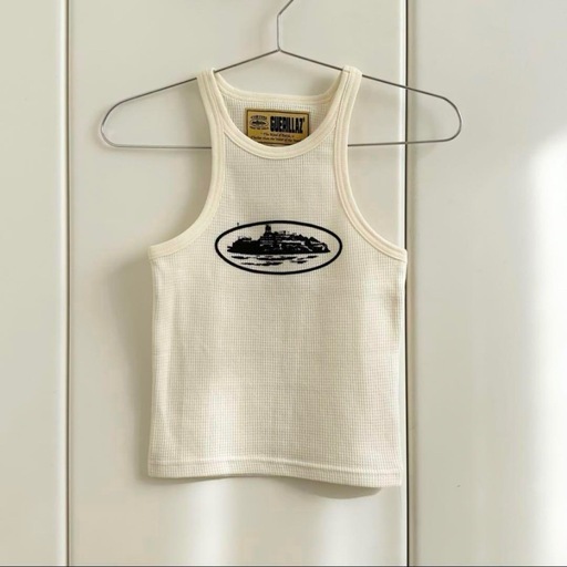 Lanaちゃん着用色違い 工場 corteiz women tank top ホワイト lana