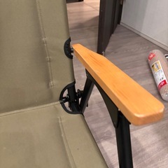 キャンプ2人掛けベンチの画像