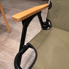キャンプ2人掛けベンチの画像