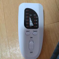 温度調節ができるフットヒーターの画像
