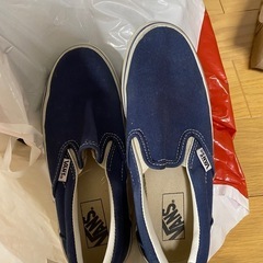 VANS スリッポン ネイビー23cm