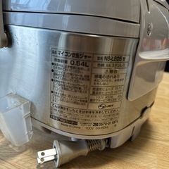 象印炊飯器3合炊きの画像