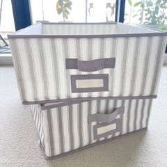 IKEA SVIRA　収納ボックス 2個セット