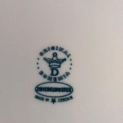 0429-218 カールスバード　ブルーオニオン皿の画像