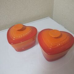 未使用2個セットLE CREUSET プチラムカンダムールセット...