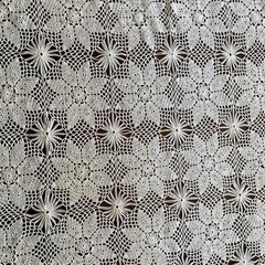 テーブルクロス:レース2枚、レースのカーディガン1枚の画像