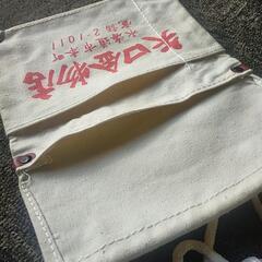 昭和の大工さんの釘入れ・ビス入れ。道具袋工具入れの画像