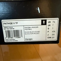 【未使用】adidasサッカースパイクの画像