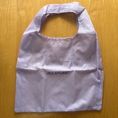 JILL STUART エコバッグ ホワイト 収納ポーチ付きの画像