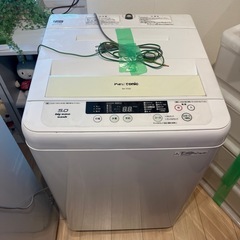 洗濯機5kg Panasonic ホワイト
