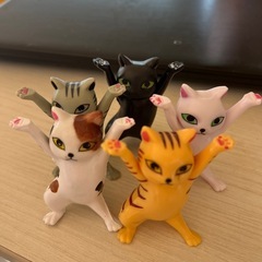 ペンたて　ねこの置物　アクセかけの画像