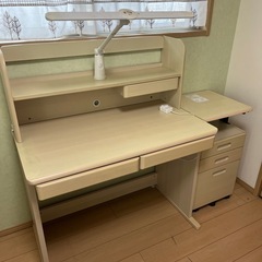 学習デスク ラック&チェアセット