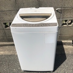 洗濯機　TOSHIBA 東芝　6キロ　6kg 2020年製