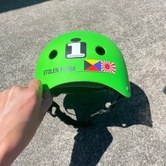 スケボー　BMX ピスト　ヘルメット　中古の画像