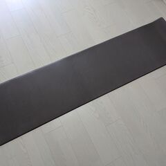 ニトリ　拭けるキッチン用クッションフロアマット(NマルブルGY 45X180)の画像