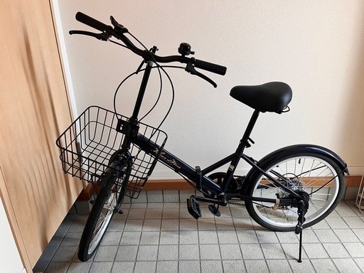 折りたたみ自転車  20インチ 　6段変速付き