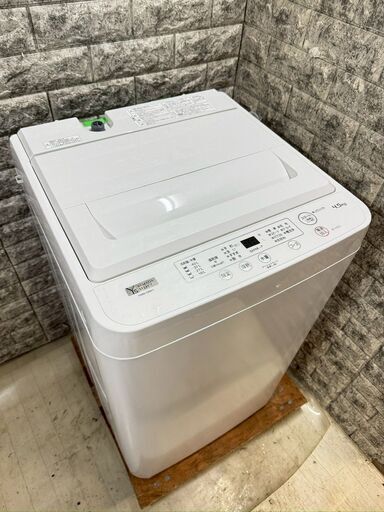 美品】大阪送料無料☆3か月保障付き☆洗濯機☆ヤマダ☆4.5kg 美品】大阪送料無料☆3か月保障付き☆洗濯機☆ヤマダ☆4.5kg