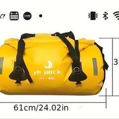 バイクテールバッグ　　ブルー40L 新品未使用　　の画像