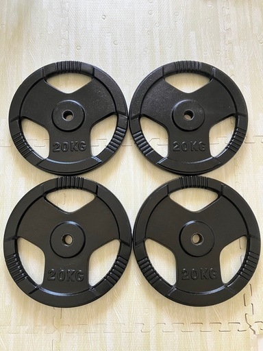 バーベルプレート20kg4枚