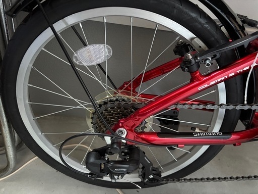 折り畳み自転車2台セット レッド&グリーン コールマン