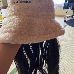 使用1 回のみ　帽子付きカツラ　ウェーブロングヘア回の画像