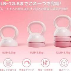 【新品未開封】可変式ケトルベル 3in1 初心者 5LB 8LB 1プレート調節可能 筋トレの画像