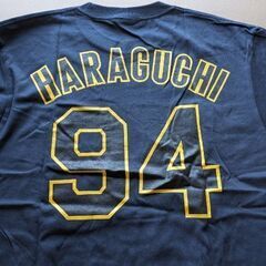 500円　阪神タイガース 原口文仁　黒いTシャツ