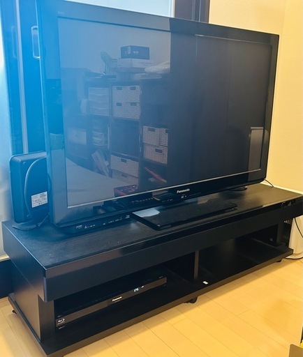 【取引決定】テレビ+テレビ台(オーディオラック)パナソニックビエラ