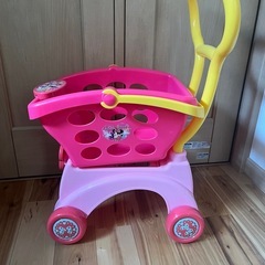 美品ミニーちゃん　お買い物カート　の画像