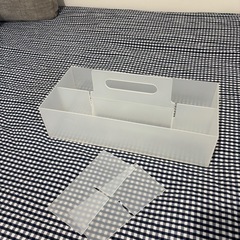 無印良品　キャリー収納　ポリプロピレン　透明　3個の画像