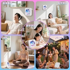 CDプレーヤー CDラジカセ Bluetooth 受信/送信 スピーカー内蔵の画像