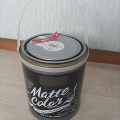 買ったばかり☆水性塗料１.5リットル☆マットショコラ