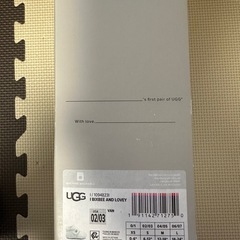 新品未使用UGGベビーシューズの画像