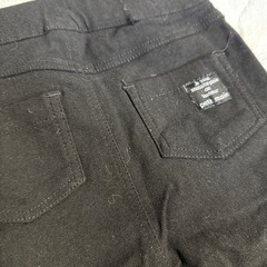ベビー90サイズ 黒パンツ スキニーパンツの画像