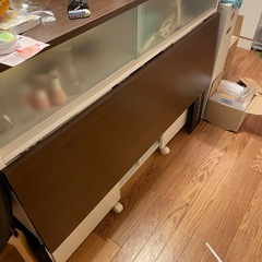 ニトリ キッチンカウンター ブラウン  の画像