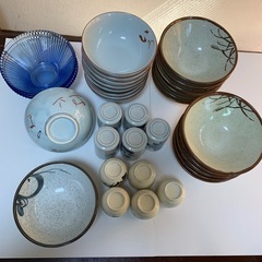 丼鉢　湯呑み　食器類　まとめての画像