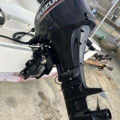 【長崎】スズキFE210船外機スズキ4スト50馬力7人エンジン抜群‼️ の画像