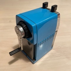 鉛筆削り  昭和レトロ　ELM　エルム  スパイラル  S-117  レトロ　青の画像
