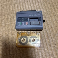決まりました　カセットレコーダーの画像