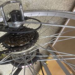 自転車　２７インチ　黒　TJ11577の画像
