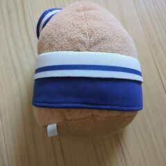 5/16お値下げ！すみっコぐらし とんかつ マリンぬいぐるみ チェックベレー帽スカーフの画像