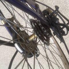 自転車　２６インチ　紫　TJ11578の画像