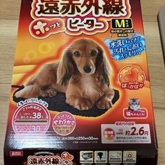 赤外線ヒーターMサイズとおしっこプレートの画像