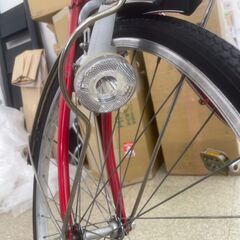 自転車　２６インチ　赤　TJ11579の画像
