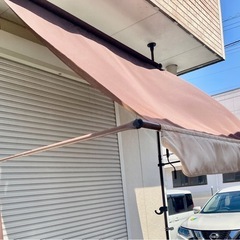 【取引終了】引取限定　あげます　 オーニングテント　日除けの画像