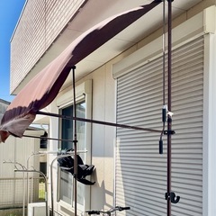 【取引終了】引取限定　あげます　 オーニングテント　日除けの画像