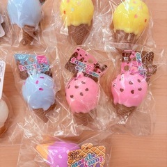 ファンシースクイーズアイスクリーム9個まとめの画像